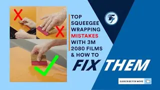 Car Wrapping MISTAKES for Beginners with 3M Wrap Films & How to Fix Them (Squeegee Techniques)