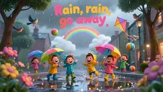 Rain Rain Go Away | Fun Kids Poem & Dance Song