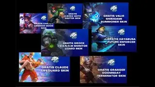CARA DAPATKAN SKIN GROCK VENOM, HARITH M1 EVOS, GRANGER NORMAL, CHANGE ELITE, VALIR SPECIAL, X-BORG