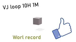10 hours - 1 Million - VJ LOOPS 2021 - World record - LeCube Digital artwork - LeCubeOrg - Pierre-Em