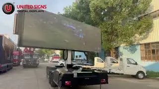 Mobile LED Advertising Trailer