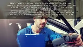 Pros Of Pre Purchase Car Inspection Sydney