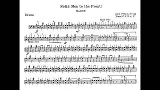 SOLID MEN TO THE FRONT - DRUMS
