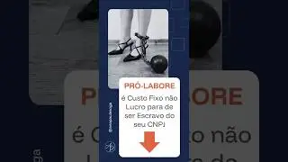 Pr&oacute;-labore do Empreendedor &eacute; Custo Fixo n&atilde;o Lucro para de ser Escravo do seu CNPJ se Pague Primeiro