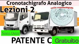 Patente C lezioni 2 Cronotachigrafo Analogico | Free Patente C patente C1 Corso Cronotachigrafo