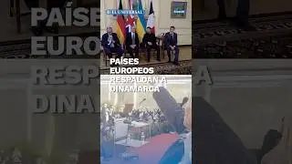 L&iacute;deres europeos defienden soberan&iacute;a de Groenlandia frente a EU #shorts