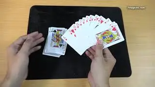 Easy Card Magic Trick with Stripper Deck   Trick 4