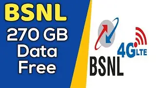 BSNL Great Offer 2022 | 270 GB Data Free By BSNL