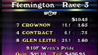 Flemington 8 Races Sat 8 June 1985