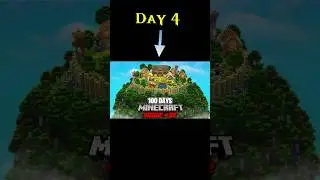 minecraft 100 day survival Day 4 #minecraft #shotsfeed #viral #gaming