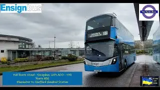 FRV - Ensignbus LX71 AOO 179 - X80 Bluewater - Chafford Hundred Station