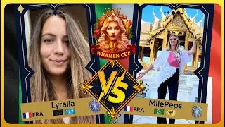 Beasty & Whamen casts WHAMEN CUP FINAL | Day 2 Game 10 - MllePeps vs Lyralia | AOE4