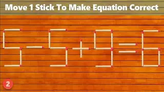 Math matchstick puzzles