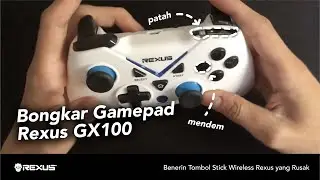 Benerin Tombol di Stick Wireless Rexus yang Rusak