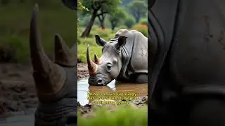 🦏 Fun Rhino Fact!Thick skin, but surprisingly sensitive!