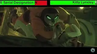 Serial Designation N & Uzi Doorman Vs Kitty Lynxley (Valentine's Day Special) with Healthbars 