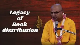 24th Nov. '24 | H.G. Baldev Prabhu | Legacy of Book distribution | ISKCON Chowpatty Mumbai.