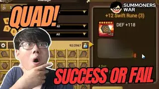 Powering Up Only Legend Swift and Despair Runes! - Summoners War