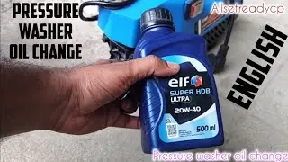 DIY Pressure Washer Oil Change | Beginner-Friendly in English