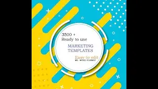 Ready to use marketing templates info-graphics.