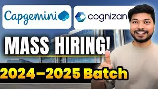 Cognizant & Capgemini Hiring 2025 🚨 2024&ndash;2025 Batch | Apply Now!