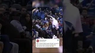 Kevin Garnett calls a timeout while falling out of bounds 😱