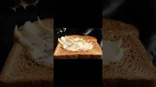 satisfying #ASMR #ButterOnToast #CloseUpASMR #Satisfying #NoTalking #FoodASMR #Relaxing #Shorts