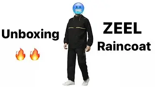 Unboxing🔥🔥ZEEL Mens Raincoat with Adjustable Hood | Reversible Raincoat for Men | Rain Coat