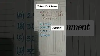 5+2+1=25105,4+7+1=20355,6+3+1=? Number Sr.question Question Reasoning #shortsviral#viral #subscribe