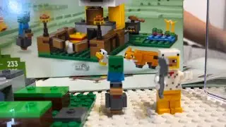 Lego Minecraft Chicken Farm part 2（chicken jockey)
