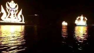 Cambodia Water Festival 2016, Loy Pratip 2016, Illuminated float, ព្រះរាជពីធីអ៊ុំទូក
