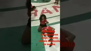 MULHER &Eacute; INCORPORADA PELO DEM&Ocirc;NIO DA POMBA GIRA DENTRO DA ESCOLA DA GRANDE RIO EST&Atilde;O BRINCANDO MUITO