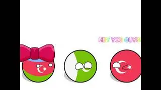 Pakistan,Turkey & Azerbaijan Singing Argument #countryballs 