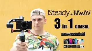 HOHEM | iSteady Multi-3 in one Gimbal for Digital Camera, Action Camera and Smartphone