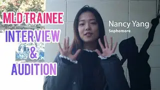 Nancy Yang MLD Trainee Interview & Audition video [MLD New Girl Group Lapillus]