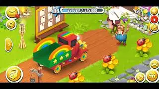 hayday new birthday decoration fully upgraded truck, house and shop