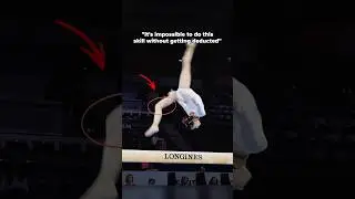 Is she the only gymnast who can do this skill with a straight knee?🤔 #gymnastics #perfect #beam