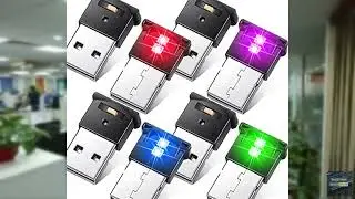 Review - Frienda 4 Pieces Mini USB LED Light, Car LED Interior Lighting 5v Smart USB Atmo