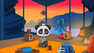 Cozy Cub's Day In: Lofi Animation Loop