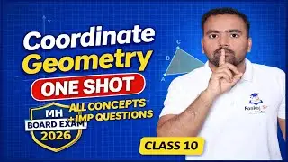 Co-ordinate Geometry One Shot 🔥 | All Concepts + IMP Questions | Class 10 MH Board Exam 2026 | LIVE