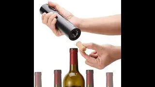 USB Rechargeable Electric Bottle and Wine Opener Automatic Corkscrew and Bottle Opener