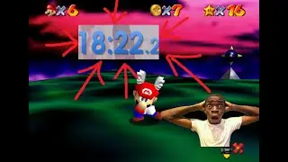 Super Mario 64 - 16 Star - 18:22 PB