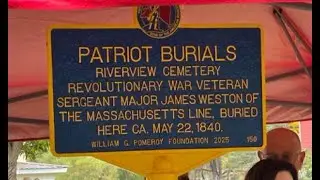 Patriot Burial Marker Unveiling - Clintonville, NY
