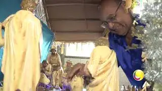 Há 20 anos que O senhor José Félix mantém a tradição de montar o presépio natalino