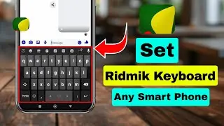 How to Set Ridmic Keyboard On Android