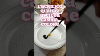 Regola fondamentale per mescolare i colori acrilici.