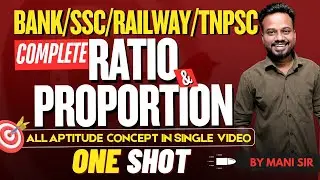 🎯Crack Any Exam with This Ratio & Proportion ONE SHOT 🔥| 100% Concept + Tricks | 🚀Aptitude Booster✅