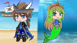 Pirate and mermaid / Gacha club mini movie