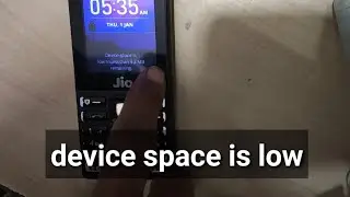 device space is low Jiophone | problem solved by mnr tech |