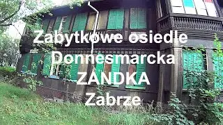 Osiedle robotnicze Donnersmarcka „Zandka” w Zabrzu. Śląskie. Polska.